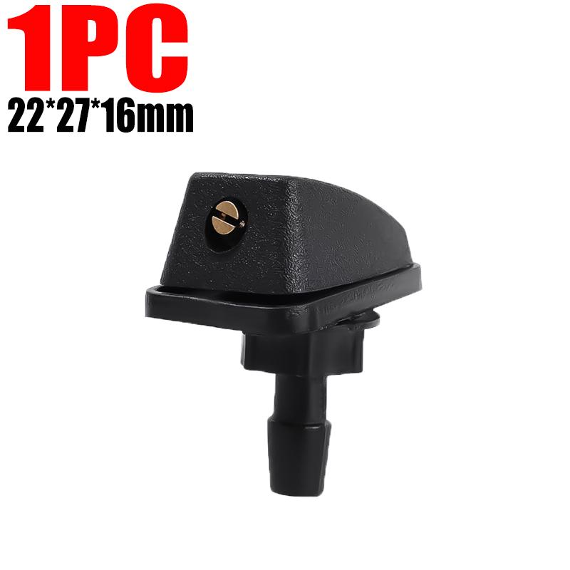 

Car Front Windshield Wiper Nozzle 360° Adjustable Wiper Spray Water Washer Universal Auto Nozzles Sprayer Adapter