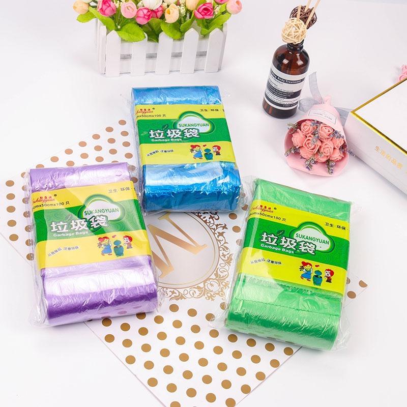 60/75 Stück Verdickte Plastikmüllsäcke Haushalt Büro Küche Großes Fassungsvermögen Reinigungsabfallsack Einweg-Müllbeutel Zuhause