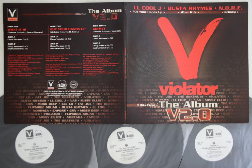 12inch Record VARIOUS - Violator 3 Hits From The Album V2.0 RPROLP4476PROMO VIOLATOR 2001 US Rap & Hip-Hop/R&B Used