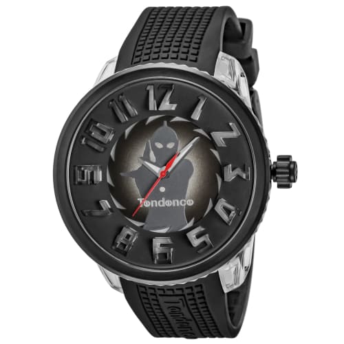 Tendence FLASH Original Ultraman Watch, Black Dial, Stainless Steel, Mineral Glass, Quartz Movement, Limited Edition of 300 Pieces, 51mm Watch TY53201