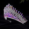 Elegant Baroque Queen Tiaras Sparkling Rhinestone Diadem Trendy Bridal Headwear  Photography Props