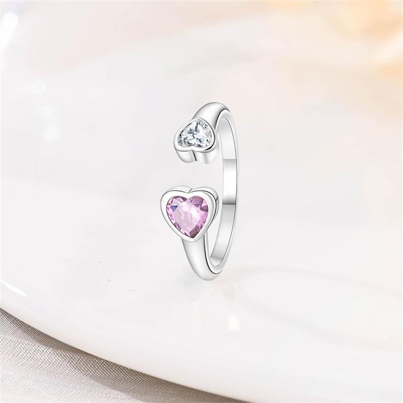 925 Silver Women Rings Sparking Zircon Sunflower Star Moon Open Ring For Engagement Jewelry Anniversary Gifts