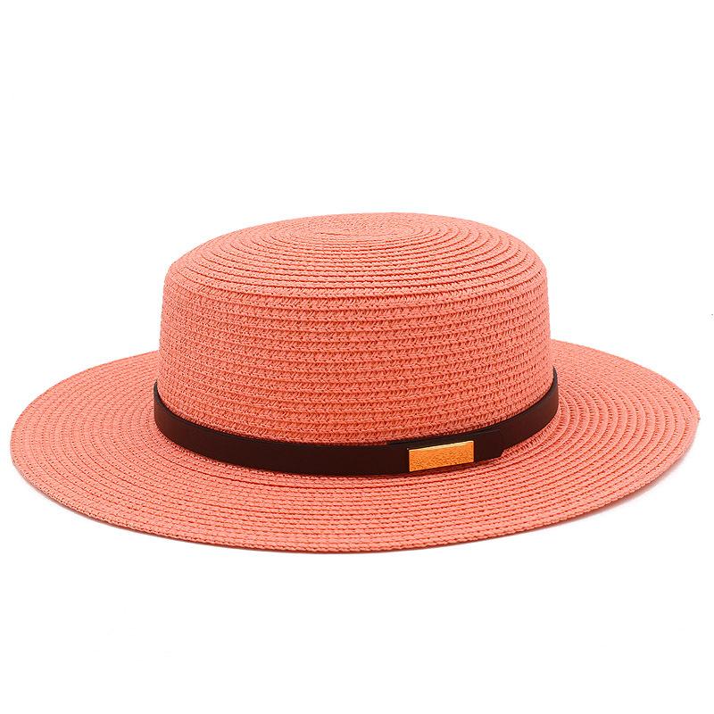 Hot-selling Women's Dome Fashion Top Hat Simple Vacation Beach Sun Protection Hat Versatile Sun Hat Straw Hat
