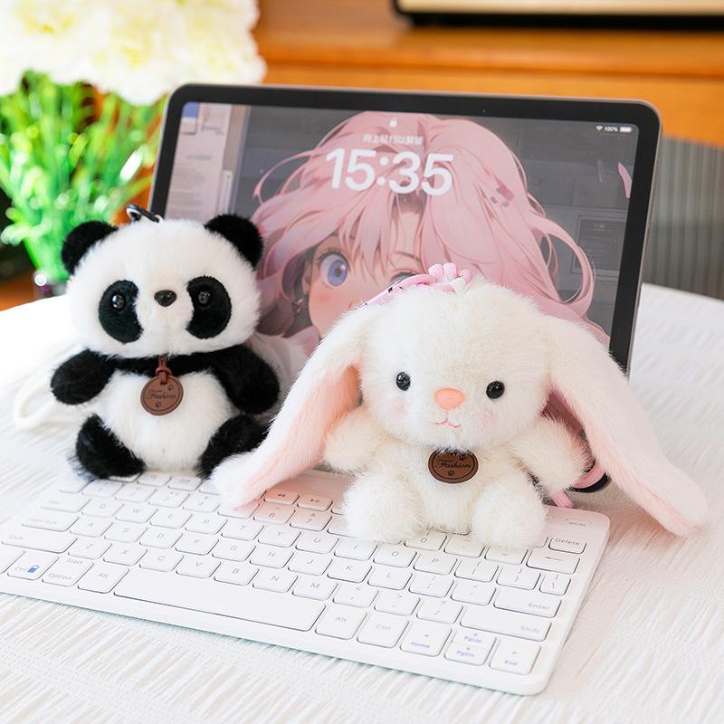 Xiangdudun Paradise Pendant Cute Panda Capybara Doll Doll Bag Key Plush Pendant Gift