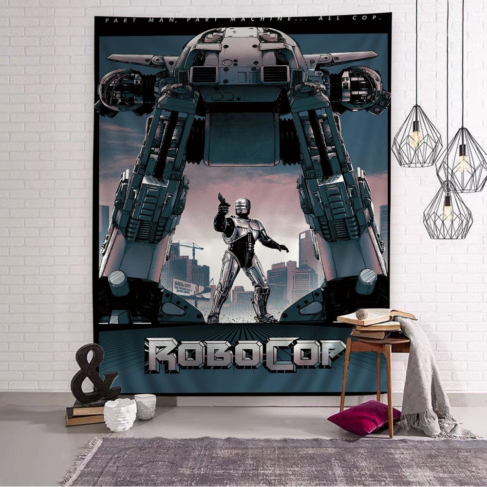 Alter Film Robocop DIY Wandteppich Kunst Science-Fiction Zimmer Heimdekoration Wandkunst Dekor