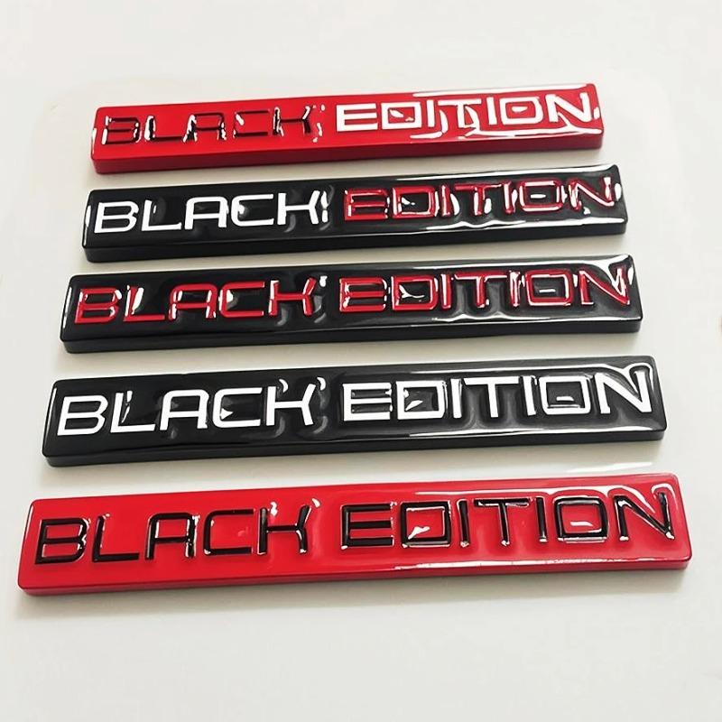 Zinc Alloy Black Edition Car Stickers Warrior Modified Badges