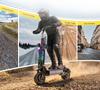 APEFOX T90 Ultra Pneus Off-Road de 13 Polegadas Patinete Elétrico 10000W Motores Duplos 72V40Ah, Freios a Disco Hidráulicos Autonomia 130-150KM Carga Máxima 150kg