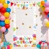 Birthday Party Photo Booth Frame Happy Birthday Photo Frame Backdrop Colorful Balloons Kids Birthday Party Decorations Supplies