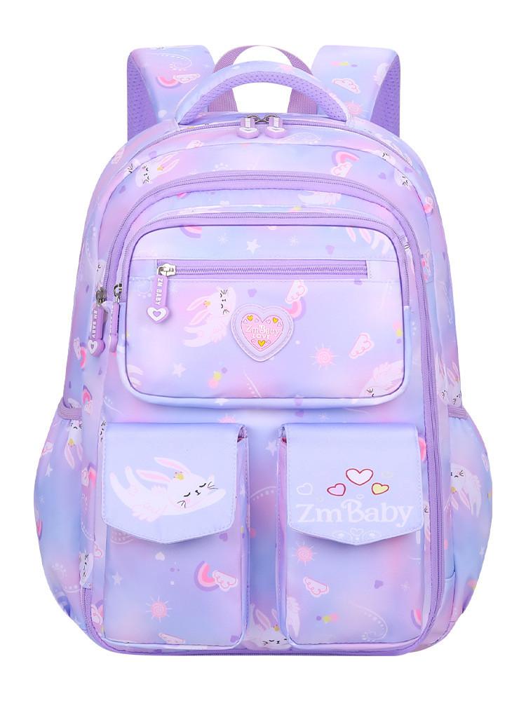 Childrens School Backpack Nylon With Air Cushion Straps For Elementary Girls