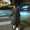 Winter New Mid-length Down-padded Jacket for Women Korean Style Loose College Style Cotton Jacket