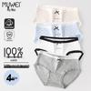 Muwei Women's Antibacterial Cotton Briefs