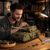 Military Heavy Tank Panzer VIII Maus Building Blocks War Army Armored Vehicle Assembly Bricks Creative Toys Adult Gifts 3339pcs