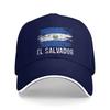 Sommer Freizeit Baseballkappe Salvadorianische Flagge Salvador Wurzel El Salvador Truckerhut Für Damen Unisex Verstellbar Mode Baseballkappen