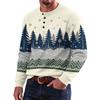 Men's Christmas Print Sweater for Holiday Party and Winter Wear