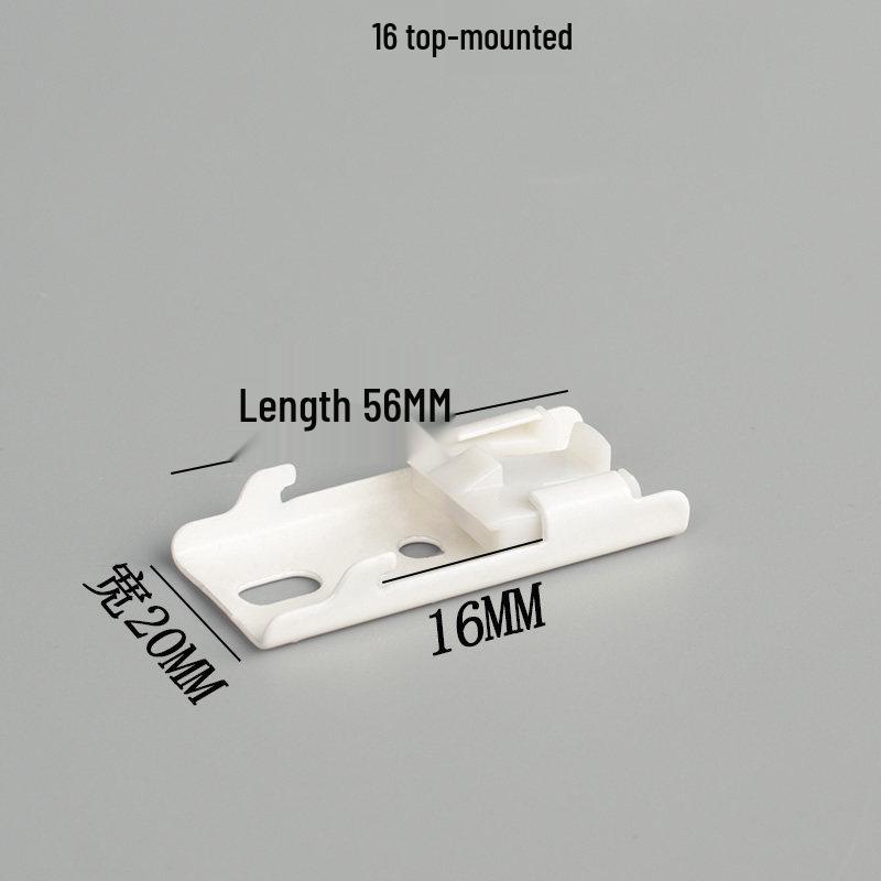 

Curtain Track Bracket Kit: Side, Top, Wall Mount for Straight & Curved Aluminum Tracks 0.1 Meter