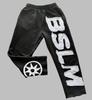 Felpa con Stampa di Lettere Unisex e Pantaloni Larghi Tuta Hip Hop Set da 2 Pezzi