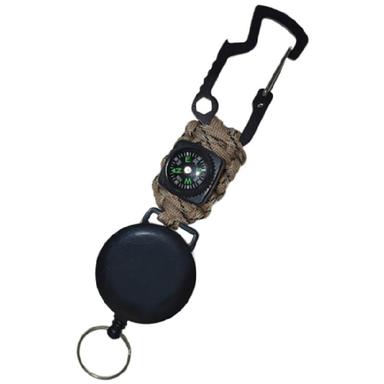 Extendable Keychains Clip Badges Holder Heavy Duties Coiled Steel Cable Rope