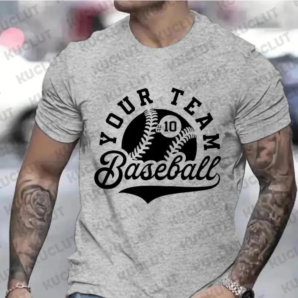 Tricouri pentru bărbați Tricou de baseball personalizat Tricouri personalizate Personalizate Nume echipă de baseball Tricou personalizat Îmbrăcăminte unisex pentru ziua meciului