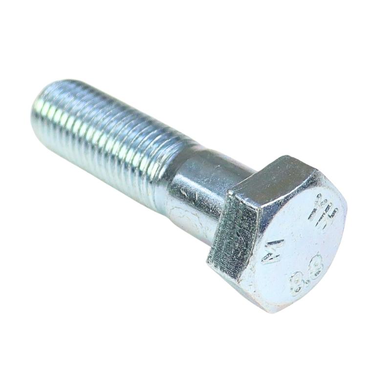 Hexagonal head screw, partial thread M16x60, class 8.8, DIN931, white galvanized