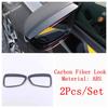 Rearview Mirror Cap Rain Eyebrow Protection Decoration Cover Trim For GAC Trumpchi Empow  - 2025 Carbon Fiber Accessories