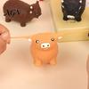 Relaxation Hand Toy Highland Cow Squeeze Anxiety Relief Cattle Sensory Soft Stretchy Animal Pinch Home Office Tool Stress