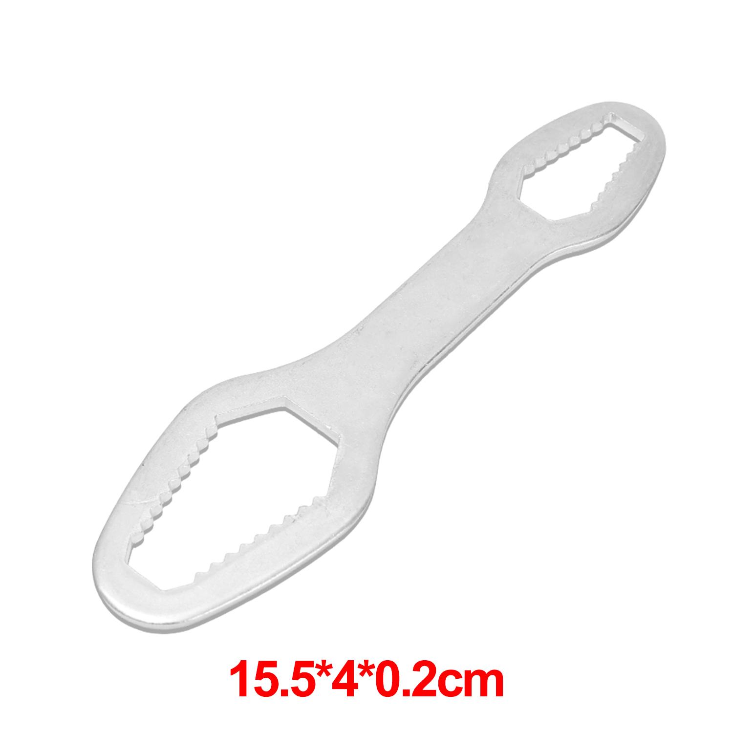 Self-tightening Adjustable Glasses Wrench 8-24mm Universal Multi-functional Double-ended Plum Spanner Hand Tool for Auto Repair