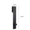 Drilling-Free Stainless Steel Shower Door Hook Space Saving Rustproof Towel Hooks Wall Mounted Bathroom Hooks Sauna