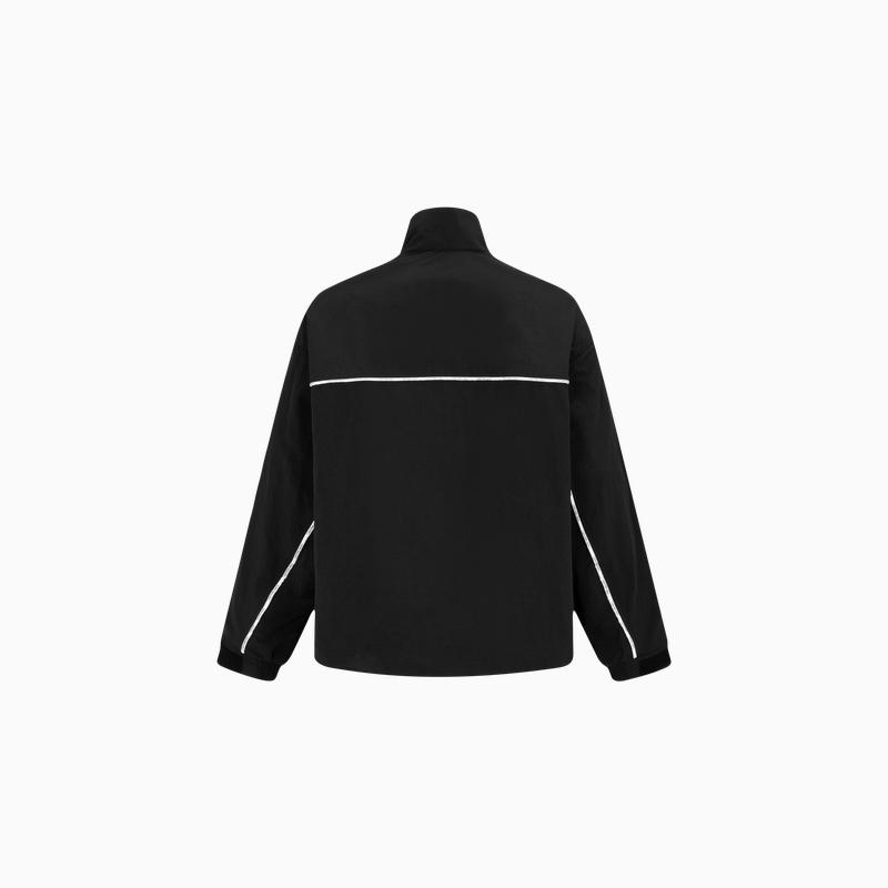 Calvin Klein Commuter Minimalist Color Block Woven Strap Casual Sports Jacket Men Jacket Black J323210-BEH