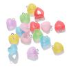 10pcs/lot Colorful Soft Candy Heart Shape Charms Cute Kawaii Resin Pendant Charms for Earring Bracelets Jewelry Making Bulk
