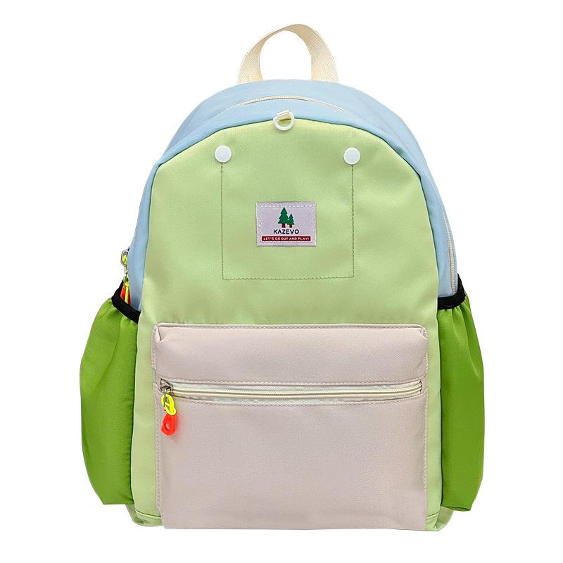 Schoolbag Japanese Children's Schoolbag Candy Color Light Contrasting Color Cute Anti-splashing Versatile Casual Primary School Student Backpack