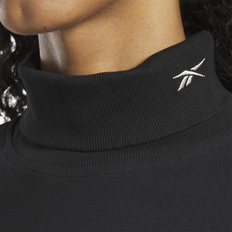 Reebok Americká retro sportovní mikina Dámské mikiny Černá HS0400