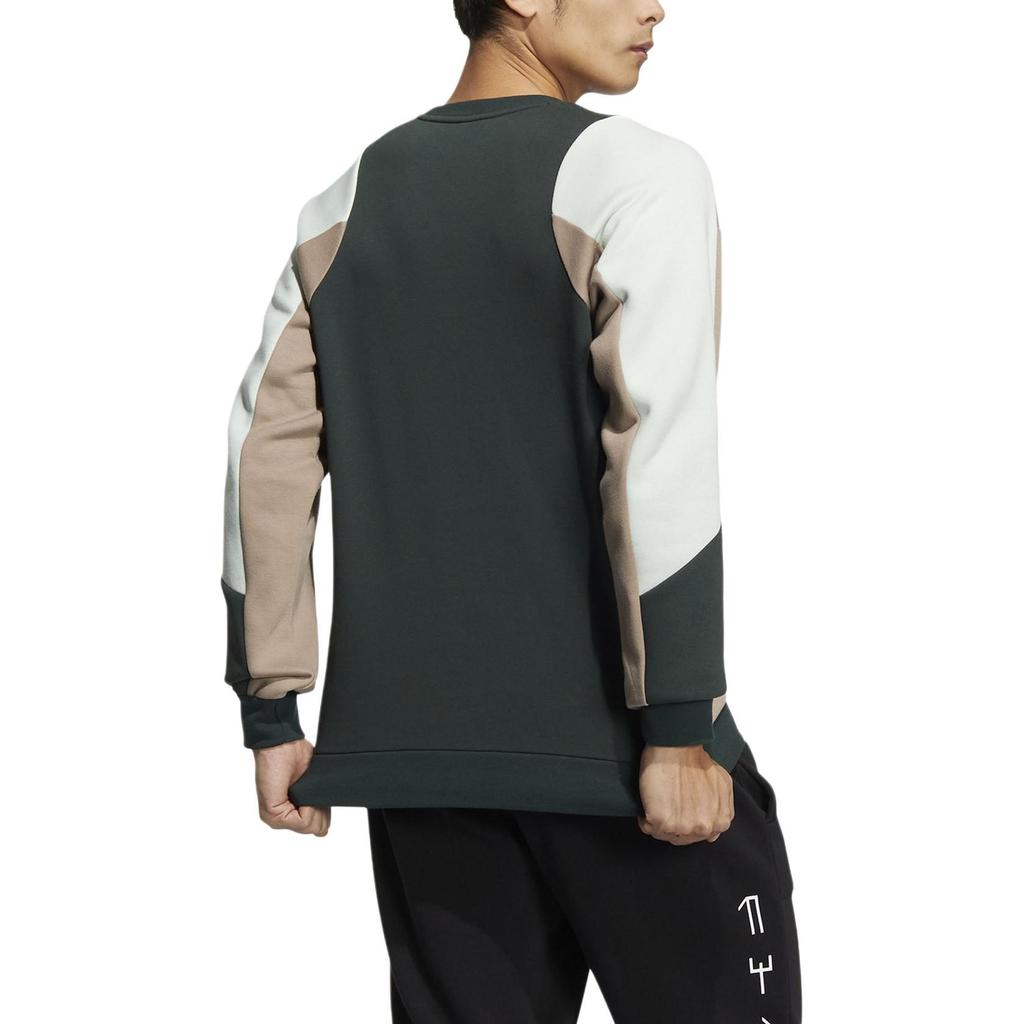 adidas Sweatshirts Men's Khaki Crew Neck Moderate Regular HN9024