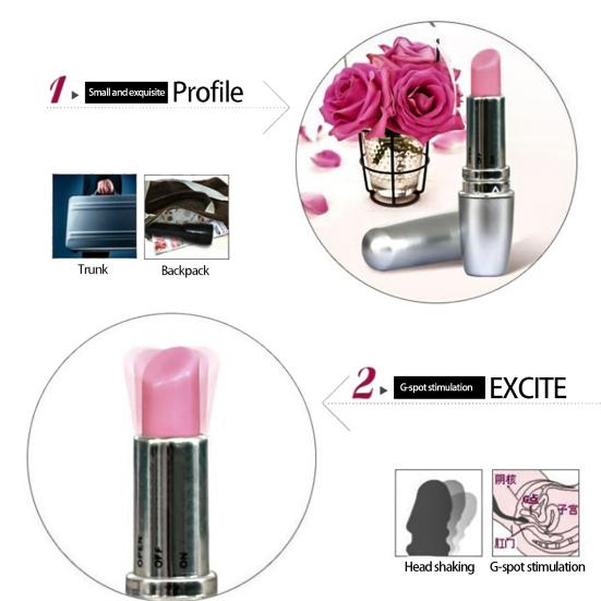 Massagestab, tragbar, steigert die Freude, effektiver Sex, Vergnügen, Vibrator, Masturbator für Erwachsene