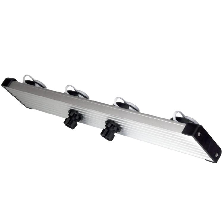 Aluminiumlegierung Schiebe-Schienenhalterung Kanus Kajak Montagebasis Angelrutenhalter Montagebasis Gepäckträger Einfach zu bedienen