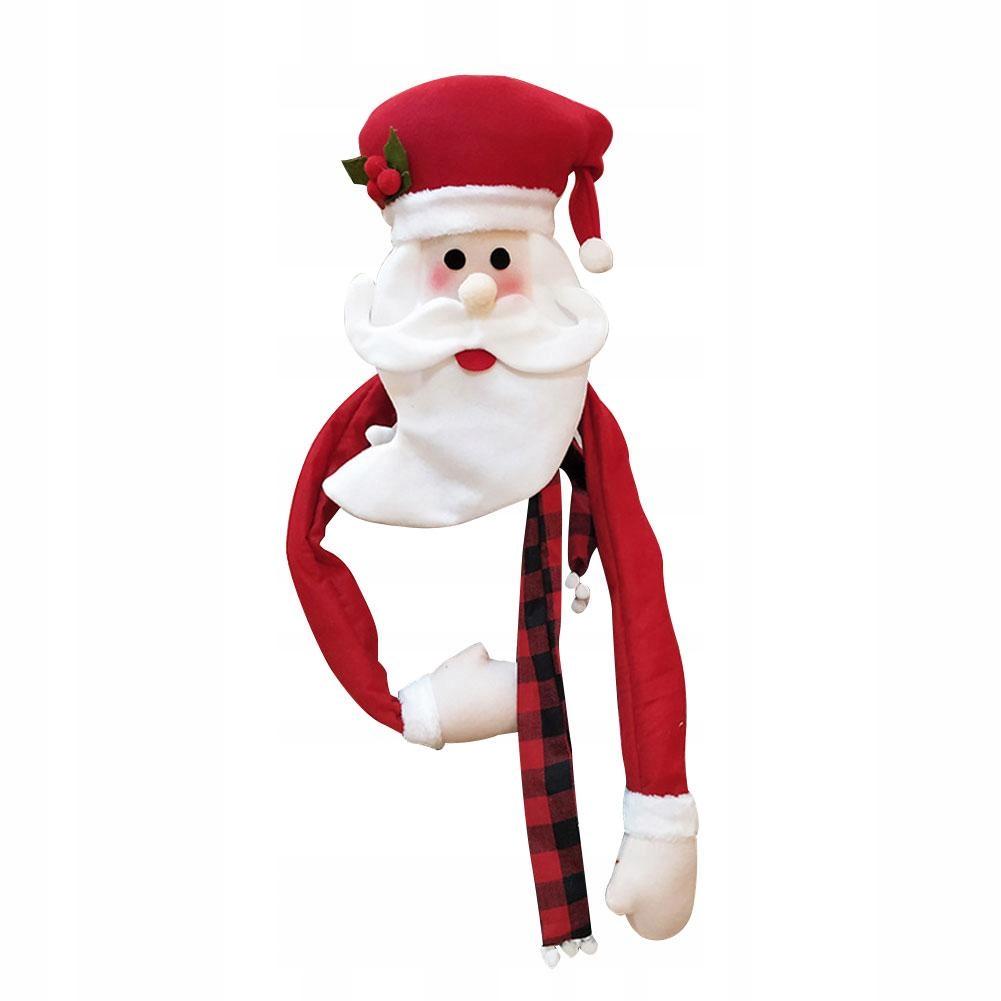 Christmas tree ornament Santa Claus with hands Christmas tree topper Christmas decoration