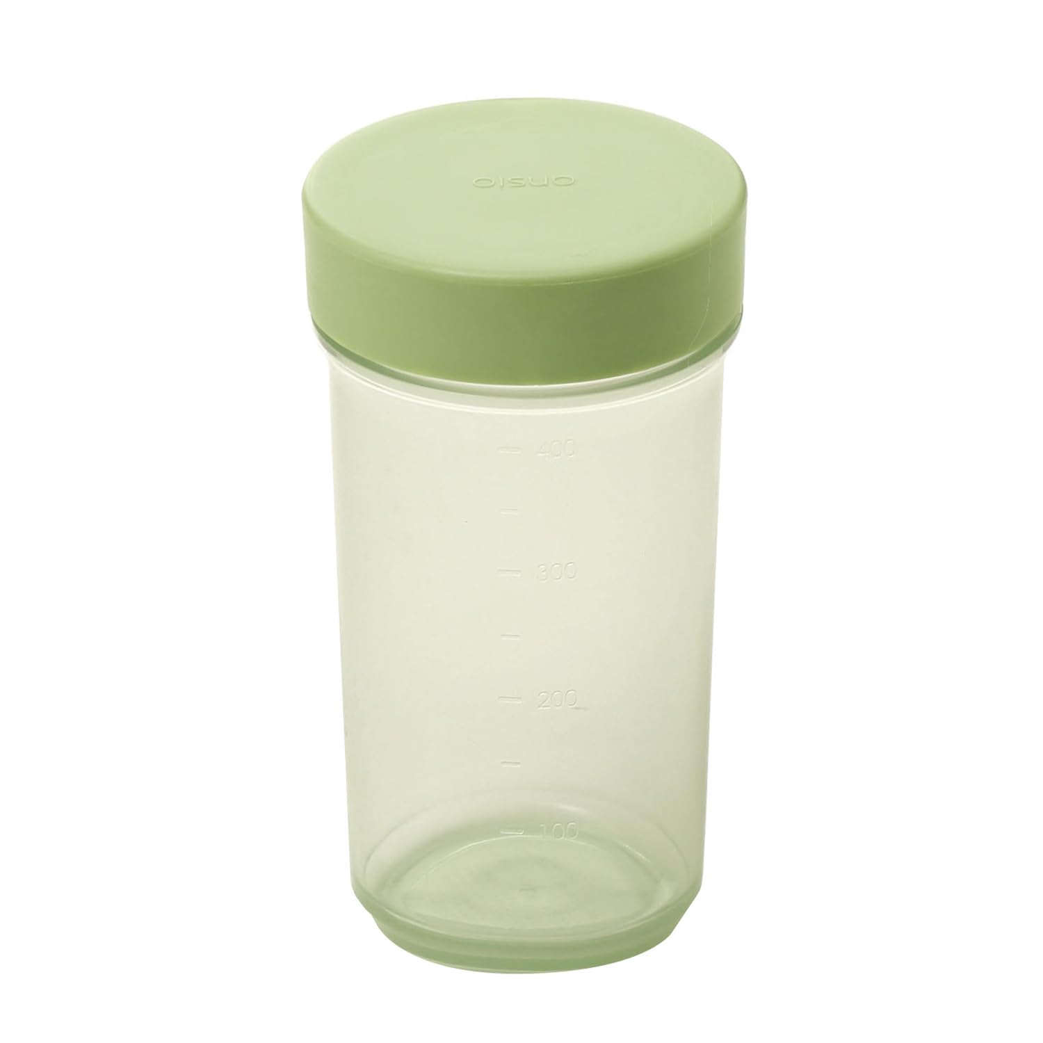 

ansio Water Bottle Shaker Bottle 520ml Protein Shaker Easy to Wash with Scale Green TPX Resin Dishwasher Safe Made in Japan BC-11