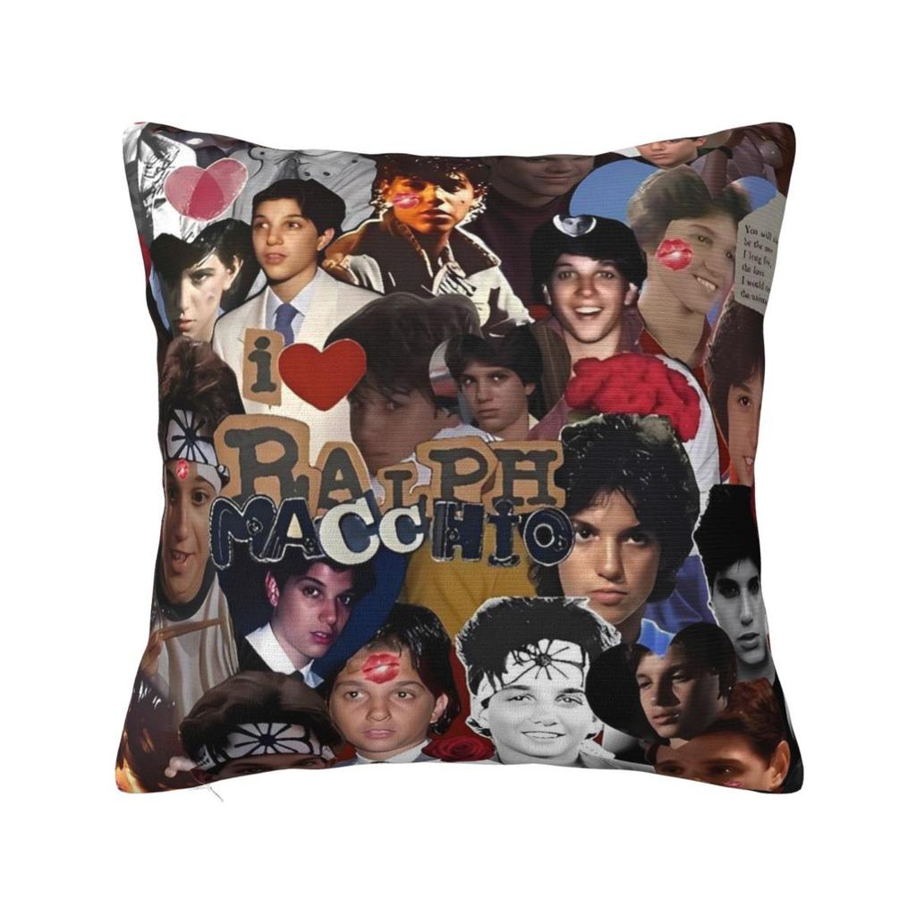 Pillow Cover 80S Ralph Macchio Custom Cushion Cover Vintage Pillow Case For Sofa Home Decoration Pillowcases