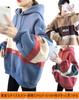TASOGARA Hooded English Letter Women's Sweatshirt, Pullover, Fleece-Lined, Two-Tone, Print, Autumn/Winter (M, Coffee)