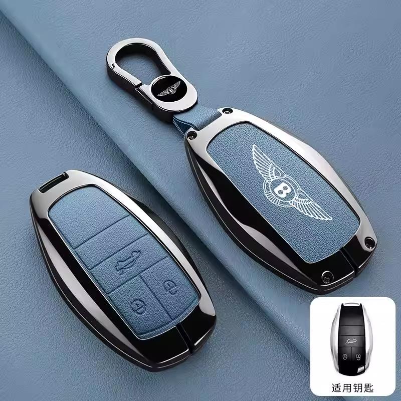 Pro Nový Bentley Flying Spur Continental GT Bentayga Mulsanne Auto LOGO Kryt Klíče od Auta Kryt Chytrého Dálkového ovladače Taška na Klíče Klip na Skořápku