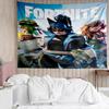 F-Fortnite game Tapestry for Bedroom Aesthetic Classroom Tapestries Wall Hanging for Living Room Dorm Office,Ideal Creative Gift