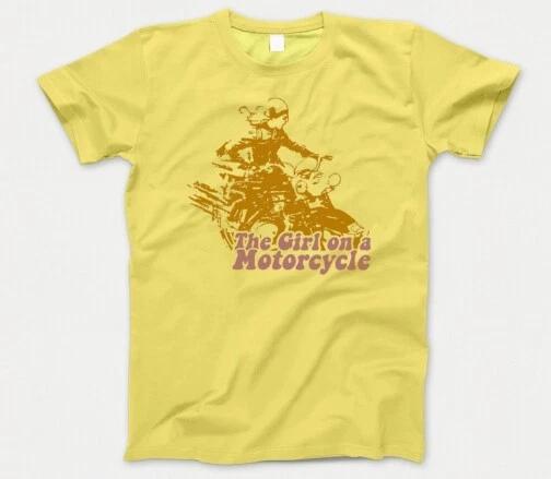 

The Girl On A Motorcycle T Shirt 693 Retro 60s Erotic Film Naked Under Leather S