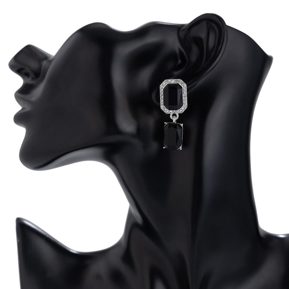 Charm Rhinestone Necklace Earrings Imitation Choker Necklace Set Pearl Multilayer Necklace Party