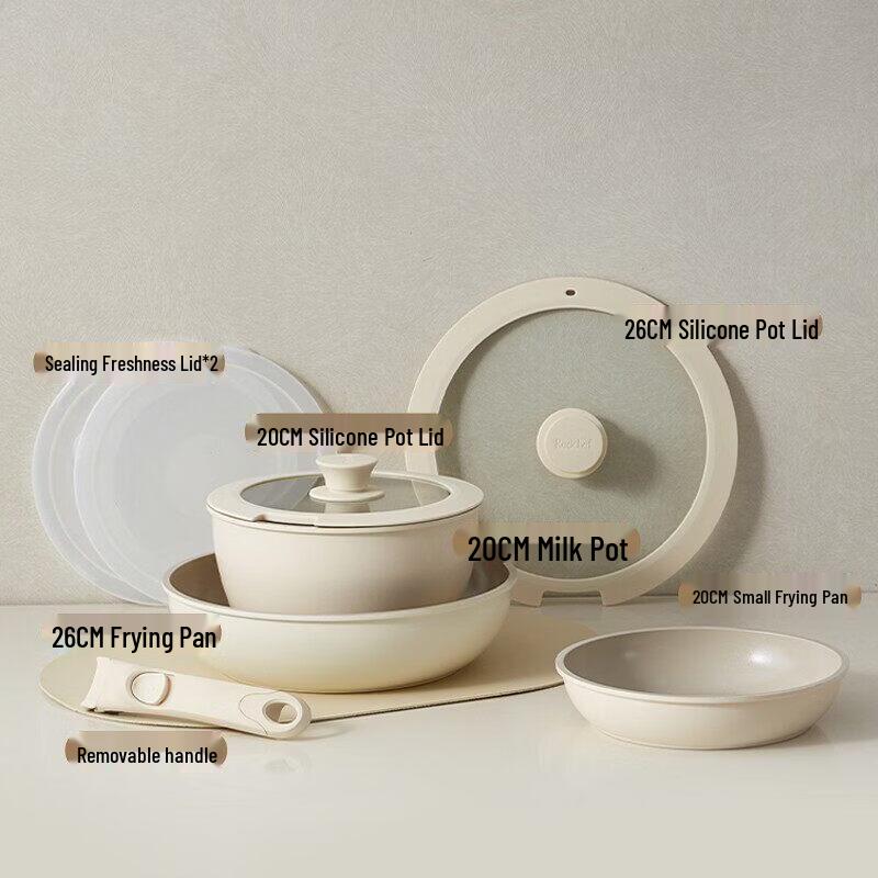 REDCHEF Detachable Ceramic Cookware Set