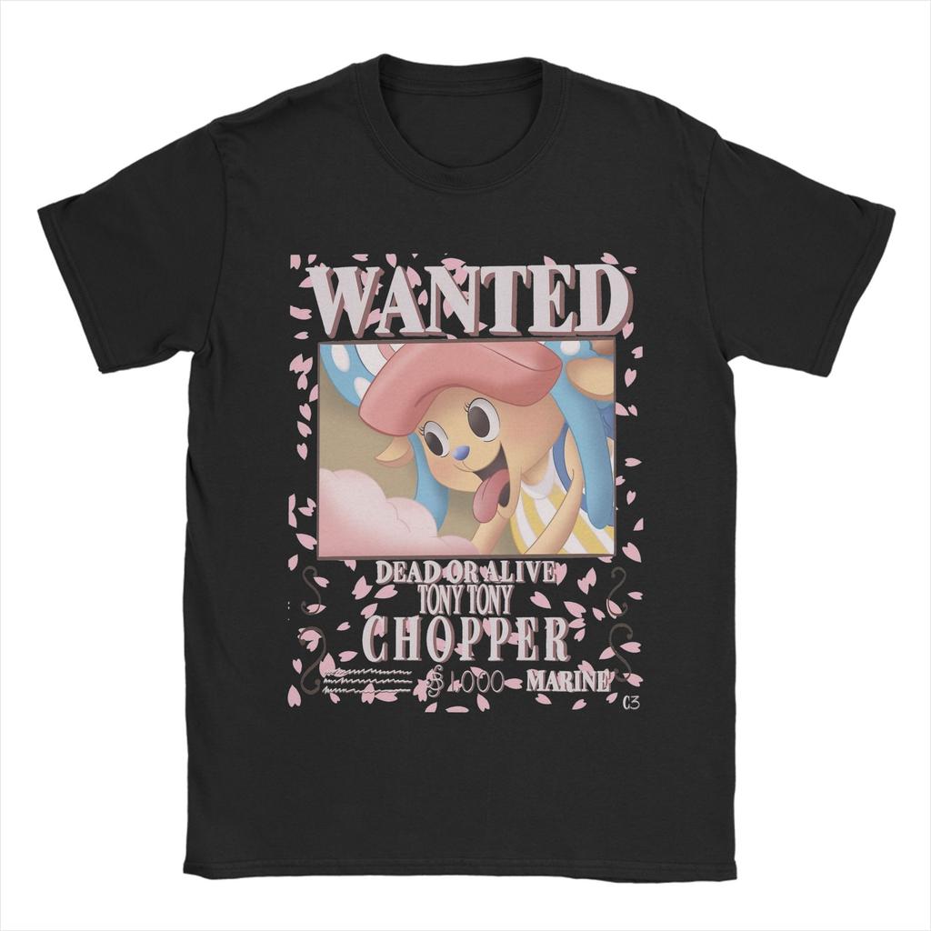 Casual Cute Tony Tony Choppers TShirt Men O Neck 100 Cotton T Shirt Japanese Anime Short Sleeve Tee Shirt Gift Idea Tops