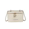 Xiaoxiangfeng Diamond Chain Small Square Bag 2025 New Fashionable Versatile Shoulder Bag Simple Mini Box Bag
