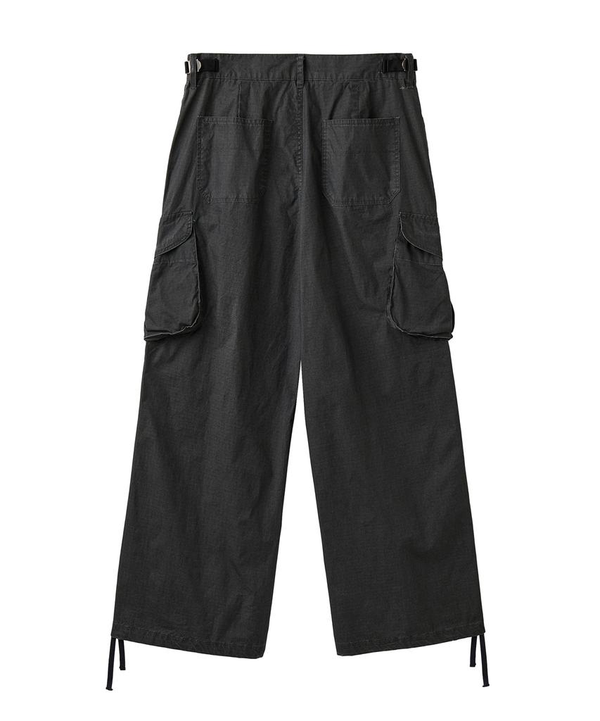 AREUBAN Military Combat Cargo Pants_Washed Charcoal
