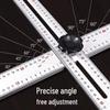 Woodworking Combination T-Square and Angle Ruler