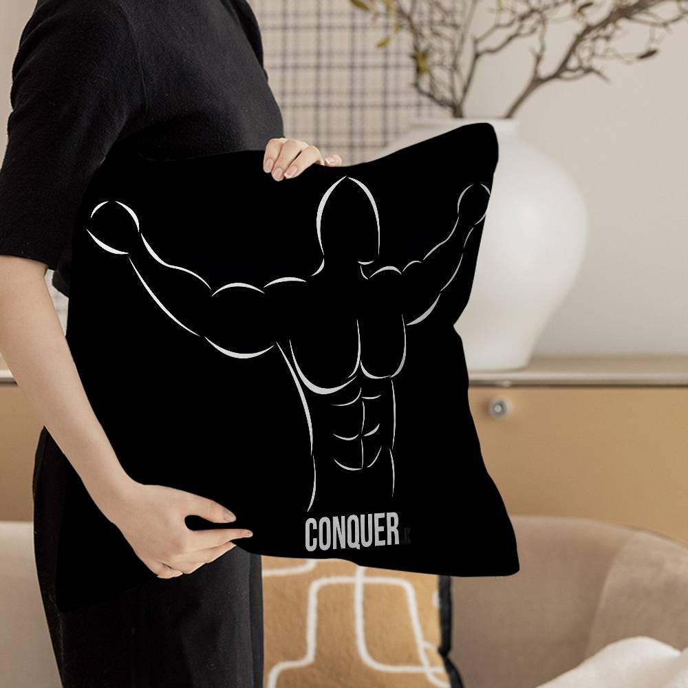 GYM Exercise Time Personalized Pillow Cover Kids Bedroom Wild Party Decor Pillowcase kid Birthday shower Gift