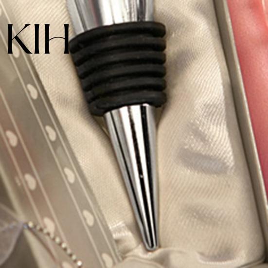 Chrom Flaschenverschluss Kristall Herzform Hochzeitsgeschenk Getränkeempfang