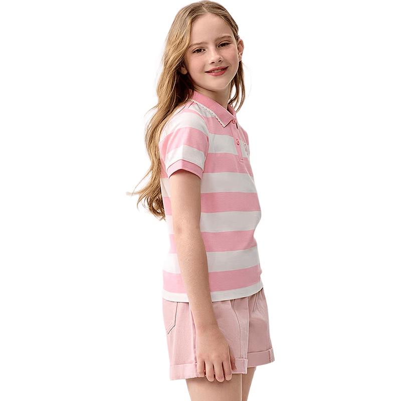 Balabala Girls' Cooling Polo T-Shirt